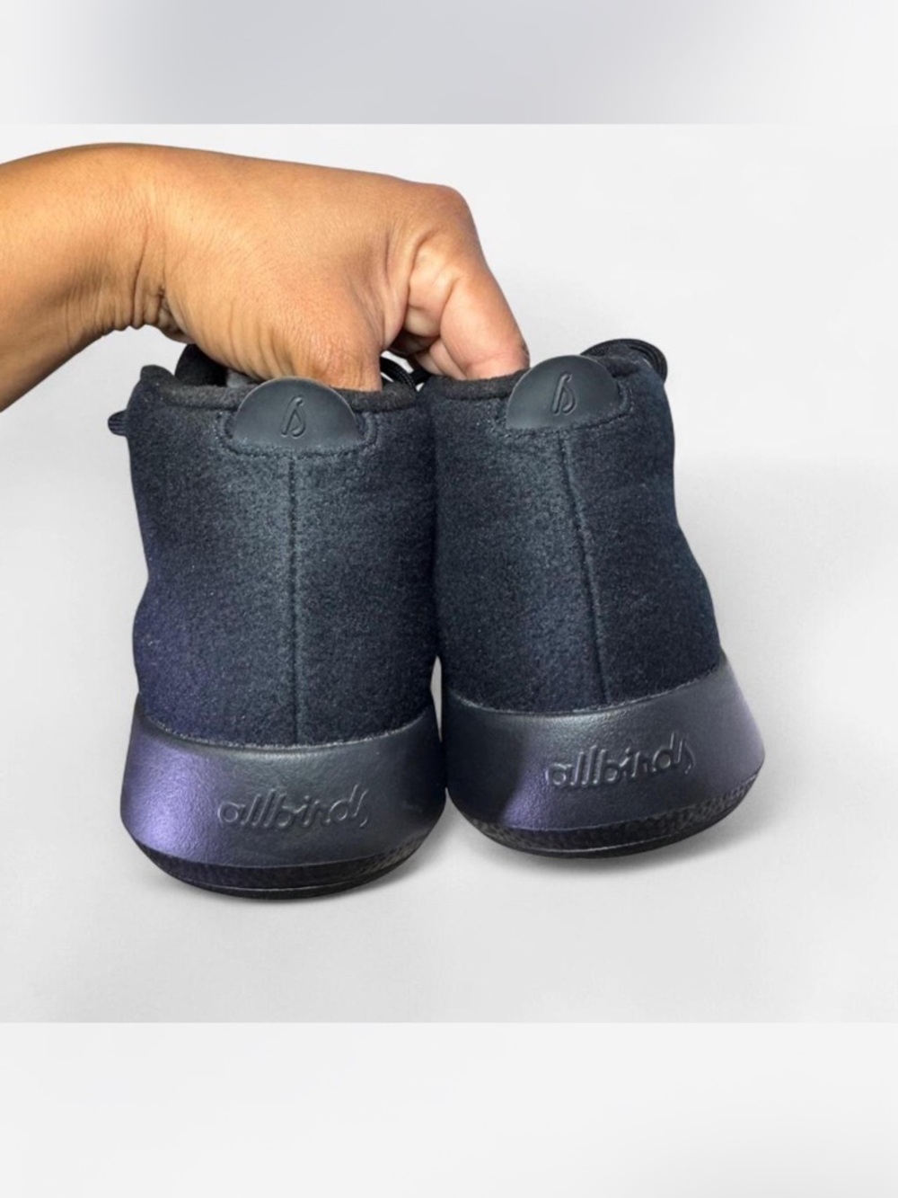 allbirds Men's Black High-Top Wool Sneakers - Picture 5 of 9
